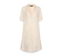 Elena Mirò - Abito chemisier corto in lino a maniche corte - - Dresses - Donna - Beige - M
