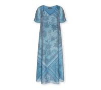 Elena Mirò - Abito in Lyocell Stampato - - Dresses - Donna - Blu - 4XL