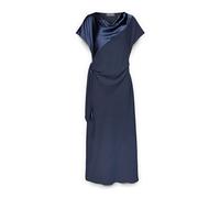 Elena Mirò - Abito Lungo con Nodo Laterale - - Dresses - Donna - Blu - L