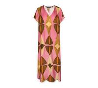 Elena Mirò - Abito Lungo in Viscosa Stampata - - Dresses - Donna - Multicolore - L