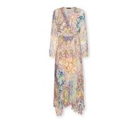 Elena Mirò - Abito Lungo Stampato - - Dresses - Donna - Viola - 6XL