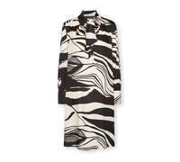 Elena Mirò - Abito Stampato in Twill di Viscosa - - Dresses - Donna - Nero - 2XL