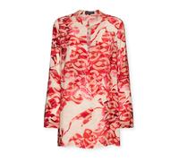 Elena Mirò - Blusa lunga stampata - - Blouses & Shirts - Donna - Rosso - 5XL