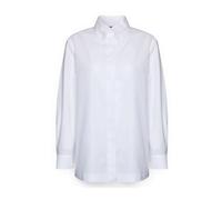Elena Mirò - Camicia in Popeline - - Blouses & Shirts - Donna - Bianco - XL
