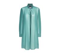 Elena Mirò - Camicia lunga in georgette con colletto e lacci per chiusura - - Dresses - Donna - Verde - M