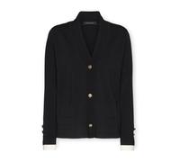 Elena Mirò - Cardigan in misto viscosa - - Knitwear - Donna - Nero - L