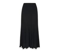 Elena Mirò - Gonna lunga a trapezio in viscosa ricamata - - Skirts - Donna - Nero - XL
