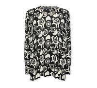 Elena Mirò - Maglia stampata con ricamo - - Knitwear - Donna - Nero - 2XL