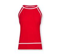 Elena Mirò - Mixed Viscose Knit Top - - Tops - Donna - Rosso - 2XL