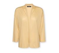 Elena Mirò - Relaxed Fit Open-Front T-Shirt - -Knitwear -Donna -Beige -3XL