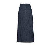 Elena Mirò, ,Skirts ,Donna ,Blu ,5XL Gonna midi A-line in Chambray