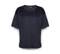 Elena Mirò - T-shirt con applicazioni monogramma - - Tops - Donna - Blu - L
