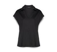 Elena Mirò - T-shirt con colletto - - Blouses & Shirts - Donna - Nero - 2XL