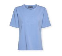 Elena Mirò - T-shirt con monogramma in rilievo - - Tops - Donna - Blu - 2XL