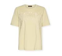 Elena Mirò - T-Shirt con Ricamo Floreale - - Tops - Donna - Verde - XL