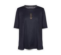 Elena Mirò - T-shirt in cotone con libellule - - Tops - Donna - Blu - XS