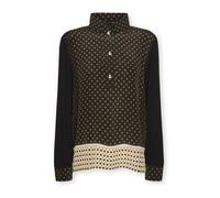 Elena Mirò - T-shirt stampata in viscosa - - Blouses & Shirts - Donna - Nero - M