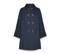 Elena Mirò - Trench doppiopetto in gabardine - - Coats - Donna - Blu - L