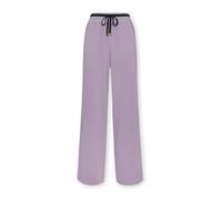 Elena Mirò - Viscose Blend Palazzo Pants - - Trousers - Donna - Viola - M