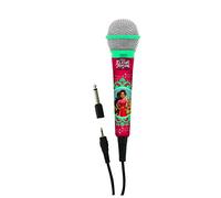 Elena of Avalor Lexibook MIC100EL - Microfono Disney, Jack 3,5 e Adattatore 6,3 mm, Alta sensibilità, Blu/Rosso
