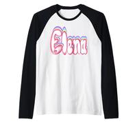 Elena Ragazze e Donne Personalizzato Nome Personalizzato Maglia con Maniche Raglan