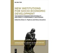 Elena Zavyalova New Institutions for Socio-Economic Developme (Copertina rigida)