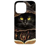 Elenco degli incantesimi di anatomia delle prede di lettura del gatto Custodia per iPhone 14 Pro Max
