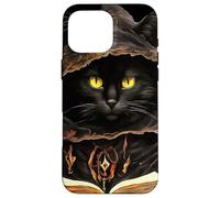 Elenco degli incantesimi di anatomia delle prede di lettura del gatto Custodia per iPhone 16 Pro Max