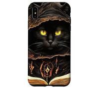 Elenco degli incantesimi di anatomia delle prede di lettura del gatto Custodia per iPhone XS Max