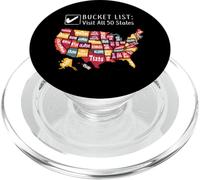 Elenco dei desideri Visita tutti i 50 stati PopSockets PopGrip per MagSafe