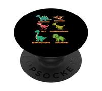 Elenco Dei Dinosauri T Rex Stegosaurus Pteranodos PopSockets PopGrip Adesivo