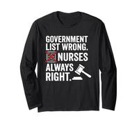 Elenco del Governo Potere Infermieristico Sbagliato Maglia a Manica