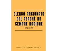 Elenco ragionato del perchè ho sempre ragione: Quaderno a righe divertente | Taccuino per appunti | Regalo divertente per lei | Regalo simpatico per ... | Copertina lucida | Carta di qualità bianca