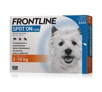 Frontline soluzione spot-on cani S (Cani da 2 a 10 kg) - 4 pipette (0,67 ml)