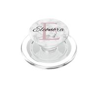 Eleonora Pink Monogram Lettera E Girls in Personalizzare PopSockets PopGrip per MagSafe