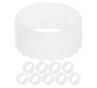 ELEOUTI 10 Pezzi Anelli Stabilizzatori per Candele Taper in Silicone, | Portacandele a Perno e Coppette, Presa Sicura Antiscivolo, Riutilizzabili