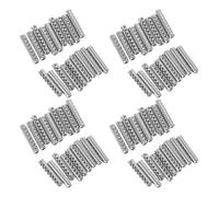 ELEOUTI 200 pezzi Perni Chiave Auto in Acciaio Inossidabile Diametro Interno per Telecomando Pieghevole Kit Fissaggio Lama Chiavi Auto Resistente e Pratico