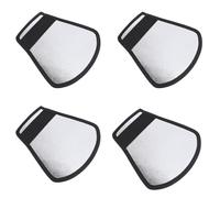 ELEOUTI 4 Pezzi Flash Reflector Diffuser per Fotocamera, Riflettore Luce Fotografica, in Nylon, Nero, Portatile, per Video e Scatti Indoor, per Professionisti e Artisti