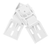 ELEOUTI Cerniere per Frigorifero 2 Pezzi in Plastico Bianco Multifunzionali Facili da Installare per Porte di Congelatori e Frigoriferi Piccolo Spazio