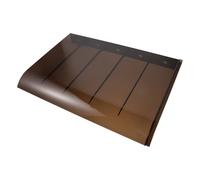 ELEOUTI Copertura in Plastica Design Resistente alle Intemperie per Giardino da Esterno Cassetta Postale Giardino Cassette Postali