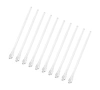 ELEOUTI Copri Aste per Occhiali in Silicone Trasparente Antiscivolo, Set da 10 Pezzi, Accessori Flessibili e Leggeri per Fermagli Auricolari, Adatti per Occhiali da Sole da Lettura, Uso