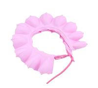 ELEOUTI Cuffia per Lavaggio Chioma Ragazzo Ragazza Rosa Regolabile in Tpe Protezione Orecchie e Tocco Morbido e Bagno