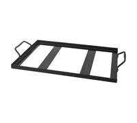 ELEOUTI Grill Rack per Piastra Nero in Ferro Smaltato Sale | Stabilità Elevata, Resistente al Fuoco, senza Odore, per Barbecue e Campeggio