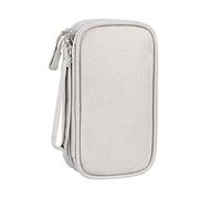 ELEOUTI Organizer per Cavi da Viaggio Custodia Protettiva per Auricolari e Schede di Memoria Oxford Tasca a Rete Espandibile e Anello Elastico Alto per Hotel e Viaggi di Lavoro