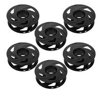 ELEOUTI Porta Bobina di Filamento Set da 6 Pezzi per Stampante 3d in Abs Nero, Supporto Robusto e Organizzazione senza Grovigli per Bobine e Corde