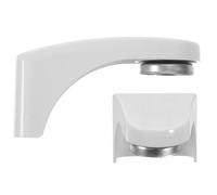 ELEOUTI Portasapone Magnetico da Muro Finitura Liscia e 2 Pezzi in Abs e Acciaio Inossidabile Moderno senza Foratura, per Bagno e Cucina per Bagno Cucina