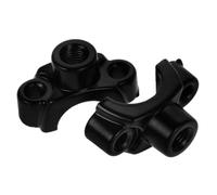 ELEOUTI Supporto per Specchietto Retrovisore per Veicoli a Due Ruote Elettrici in Lega di Alluminio, Design Halfcover, Montaggio Sicuro e Facile Installazione, Confezione da 2 Pezzi