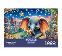 Elephant Balloon RideElegant Jigsaw Puzzles for Adults Presenting 1000 Advanced And Challenging Educational Games Designed for Women And Men Alike - These Jigsaw Puzzles Are Ideal for Ad