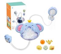 Elephant Bath Sprayer, Bathtub Toy Bubble Machine, Ergonomic Fun Design, Gentle Water Flow, Premium Quality Portable Compact Ideal for Play, Pool, Garden, Swimming, Kids 1-5