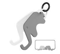 Elephant Cell Phone Stand - Foldable Keychain Mobile Holder | Portable Cute Animal Phone Mount Durable Lightweight for Home Travel Dorm Office Train Car Desk Accessory